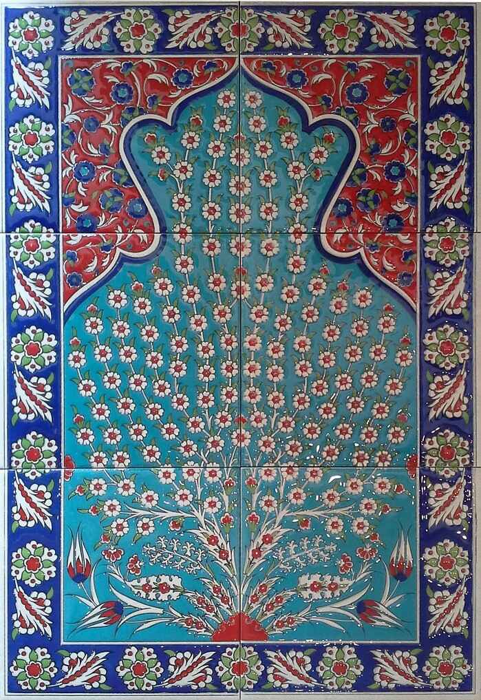 40x60 cm Çini Pano - KA02